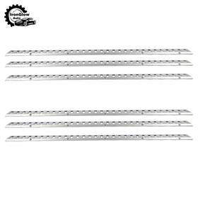 Iga7033768 Ironglow Auto 6-pack Silver Zinc-plated 5 Foot E Track Tie Down Rail For Cargo Securement