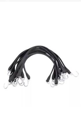 5421 Jb 50 Pack 21 In Tarp Straps Natural Rubber Truck Trailer Tie Down Bungee Cords