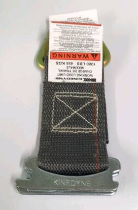660001gra Kinedyn 5-e-track Kinedyne Rope Tie Down Clip Web Strap Trailer 1 000 Lb Wll