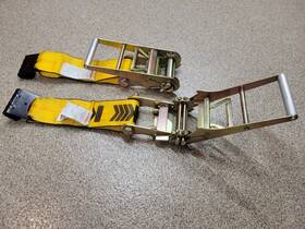 593021 Kinedyne 2 Pack 4 Inch Ratchet With Flat Hook No Strap