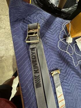641201gra Kinedyne E Track Grey Ratchet Straps 12ft Cargo Van Box Truck Enclosed Trailer Tie Down
