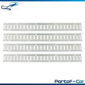 Kte6944007 Kinte Tech Silver 4 Pack 48 Inch E Track Rail Sections Fit For Mounting In Trucks Trailers