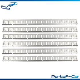 Kte6946392 Kinte Tech Silver 6 Pcs 5 Ft E-track Rail Zinc Coated For Truck Trailer Van Universal