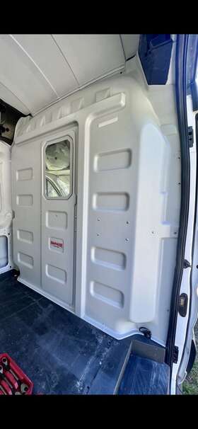 33956222 Knapheide Van Equipment Bulk-fth-kve Transit High Roof Abs Partition