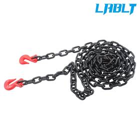 Lablt Om386721oc G80 Chain 5/16 Inch X 14ft G70 Hook 4900lbs Working Load Transport Bundle