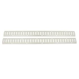 Qs698944qr Lablt 2 Pack 5ft E Track Tie Down Rail System Silver Galvanized Steel For Trucks