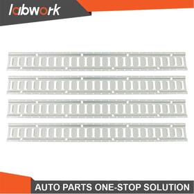 Tl43673q Labwork 4 Pack 4ft E Track Tie Down Rail Kit Galvanized Steel For Garages Vans