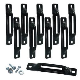 Fbas02 Lifgarfe 10pcs Tie Down Slot Strap Anchors Fit 5.78 Inches X 1 Inch Black