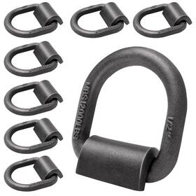 Lifgarfe Weld-s01 8pcs Heavy Duty 12000lbs Trailer Weld-on Forged D Ring Tie Down