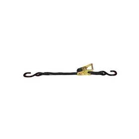 111106 Macs Custom Tie-downs Down S-hook Ratchet Black 6ft L 1 Inch W 2800 Lb. Strap