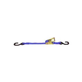 112112 Macs Custom Tie-downs Down S-hook Ratchet Blue 12ft L 1 Inch W 2800 Lb. Strap