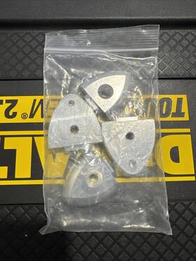 463007-1 Macs Custom Tie-downs - Arrowhead End Cap For Wide Contour Versa Track 3
