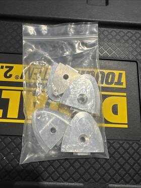 463401-1 Macs Custom Tie-downs - Arrowhead End Cap For Recess Mounted Versa Track 4