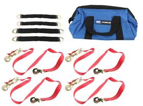513218 Macs Custom Tie-downs Ultra Pack Ratchet Straps Axle Storage Bag 10000 Lb. Strap