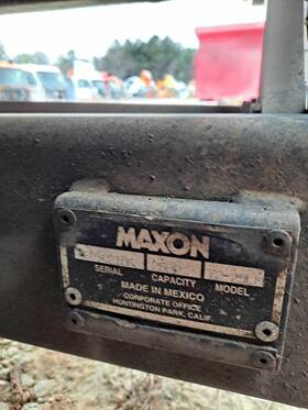 3631099 Maxon 2379476 72-25/30 Series Lift Gate Assembly 2001 N/a Used
