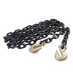 Menbager 1632746 With Hooks G80 Tow Chain Transportation Bundle Trailer Safety 4900lbs 5/16ftft 14ft