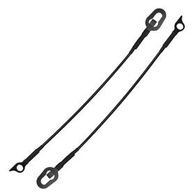 A1-55345124ab Mifyca Pair Rear Tailgate Cables Lift Gate Support Straps Compatible Black