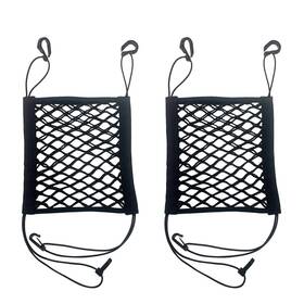 Moodkey 786661296760 Upgrade Cargo Net For Motorcycle Helmet Storage 11x9.8 Inch Black