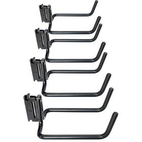 Morscan Ms-sh-b04 4 Pack E Track Double J Hooks 6 Inch 04 5.5 Deep Wide - 04p