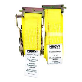 Ls-44 Mrovi Trailer Parts 2 Inch X 16 Foot Logistic Strap - E-track Fitting