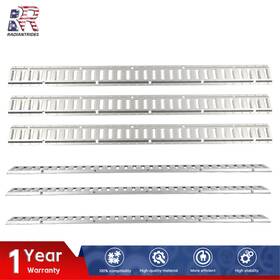 Rdr5723128 Muparkt 6 Packs 5-foot E Track Galvanized Silver Horizontal Cargo Rail Truck Trailer