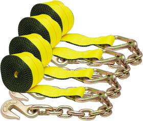 Mytee Products 840223605053 4 Pack Inch X 40ft Heavy Duty Winch Straps -