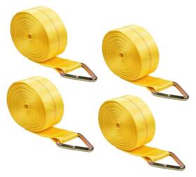 5400 Mytee Products 840223687615 4pk 4 Inch X30ft Winch Straps With Delta Ring - Lbs Wll Cargo Control For Trailer