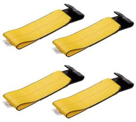 Mytee Products 840223695801 4 Pack Inch X 11 Replacement Fixed Tie Down Strap With Flat Hook And Bolt Loop