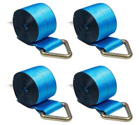 5400 Mytee Products 840223695825 4pk Winch Straps 4 Inch X30ft Blue Tie Down With Delta Ring Wll# Lbs