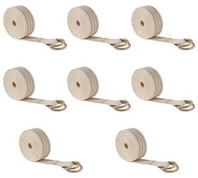 Cs204x8 Mytee Products 2 Inch X 48 Rug Strap With D-rings Cotton Webbing 8 Pack