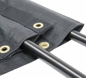 Pvcm8-12-dp Mytee Products 8ft X 12ft Dump Truck Vinyl Coated Mesh Tarps Cover With 5 Inch 18oz Double Pocket