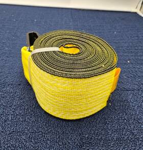 Ws427 Mytee Products Kinedyne 4 Inch X 27ft Winch Strap With Flat Hook Flatbed Tie Down Yellow