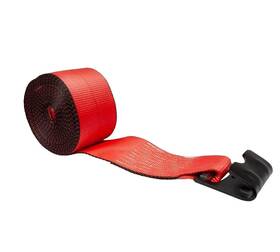 Ws427r Mytee Products Winch Straps 4 Inch X 27ft Red Heavy Duty With Flat Hooks Wll# 5400 Lbs