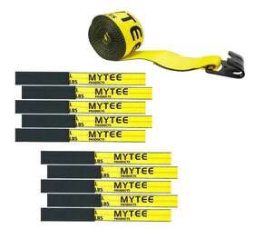 5400 Mytee Products Ws430-pws4-kit 4 Inch X 30ft Winch Strap With Flat Hook Wll Lbs Cordura Sleeve - Black
