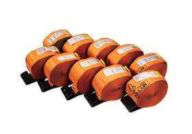 Ws430ax10-amz Mytee Products 10 Pack Winch Straps 4 Inch X 30ft - High Abrasion Orange Heavy D