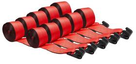 Mytee Products Ws430rx10-amz Winch Straps 4 X 30 5400 Lb Heavy Duty Tie Down Red 10 Pack Hook