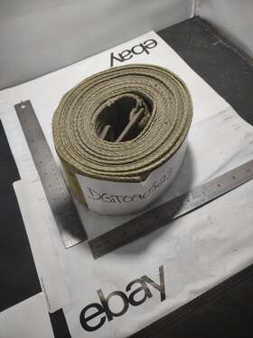 Mytee Products Ws440x4 One Tow Strap Replacement 4 In X 40 Ft Winch With Flat Hook 15 Ooolb Max W