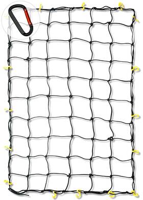 Neiko 50971a 4ftx6ft Super Duty Small Cargo Net Bungee 4ft X 6ft Black