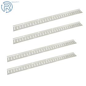 917406 Netuera 4 Pack 5ft E Track Tie Down Rail Kit Galvanized Silver Secure Cargo For Trucks