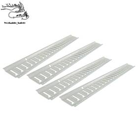 Ws3057110st Nurniacl Silver 4 Pack Foot E Track Rails Zinc Plated For Cargo Trailer Tie Down