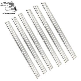 Ws3058160st Nurniacl Silver 6 Pack 5 Foot E Track Rails Zinc Plated Fit For Cargo Trailer Tie Down