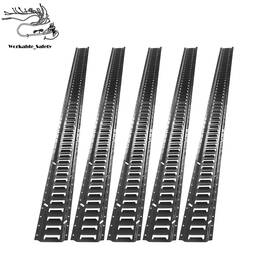 Ws3060610st Nurniacl Black 5 Pack 8 Foot E Track Rails Powder Coated Steel For Cargo Trailer Tie Down