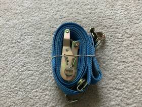 2350-18 Pacific Cargo Control Pcc 18ft E Track Ratchet Strap With J Hooks- Wll 500 Lb-vgwc- Free Shipping