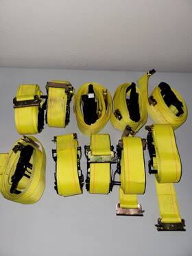 Esr12-6 Pm 12ft E Track Ratchet Straps 10 Enclosed Cargo Van Box Truck Trailer Tie Downs