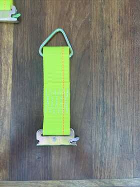 Et-yl-10 Pm E Track Fitting Triangle Tie Down Strap. 2 Inch X 6.5 Great Condition