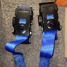 Rhino 810109892402 Retractable Ratchet Tie Down Straps Track Usa 2 Inch X10 X2 Blue