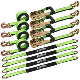 Rivauturm Rkyl01gr 4-pack 10 000lbs 2 Inch X Feet Main Straps 38 Axle Green