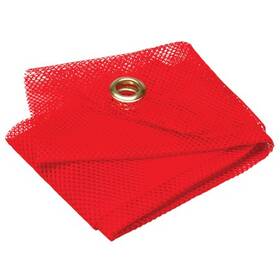 1818g Roadpro Safety Flag Danger/warning Red Nylon Mesh 18 Inch X