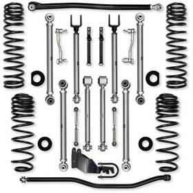 Jl25xfp-4xe Rock Krawler Suspension 2.5in X-factor Pro Mid-arm System