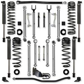 Jl25xfp-4xes1 Rock Krawler Suspension 2.5in X-factor Pro Mid-arm System